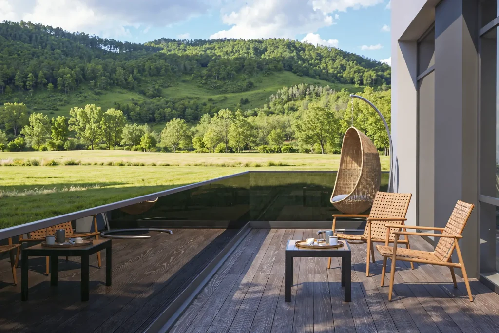 Ganzglasgeländer Augsburg