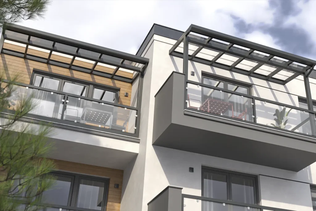 Balkonüberdachung Geländer Augsburg
