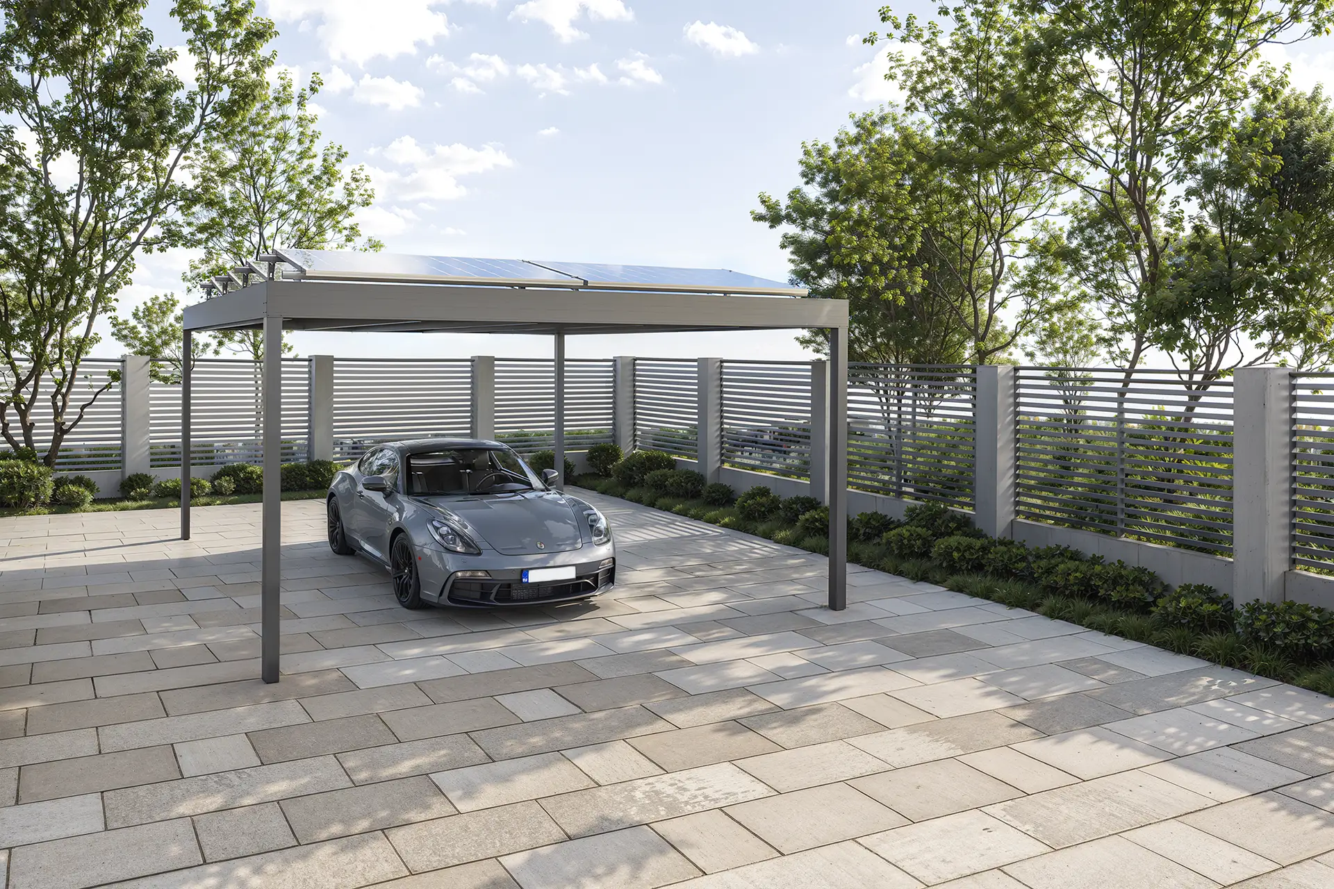 Carport Flachdach Augsburg