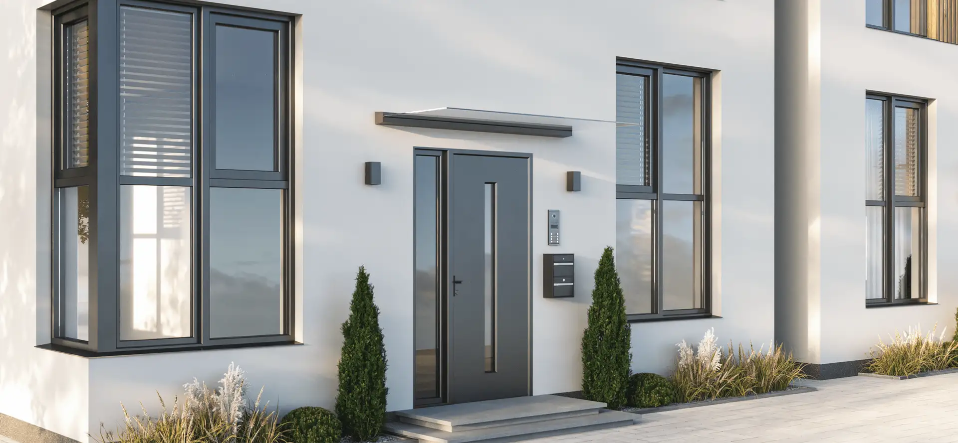 Vordach Eingangsüberdachung Augsburg