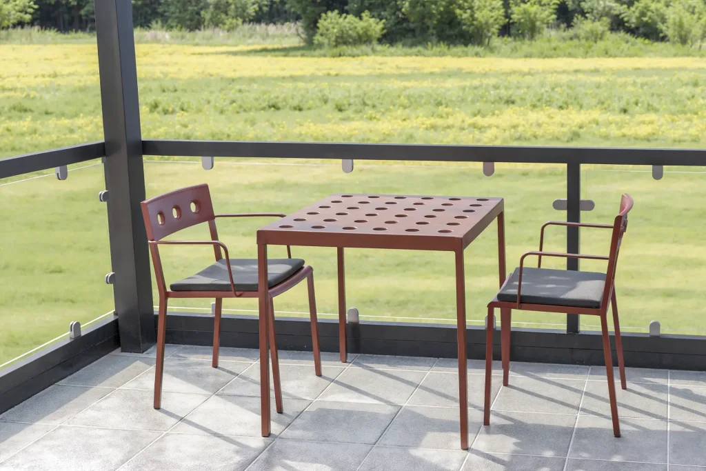 Geländer für Loggia in Augsburg Balkon