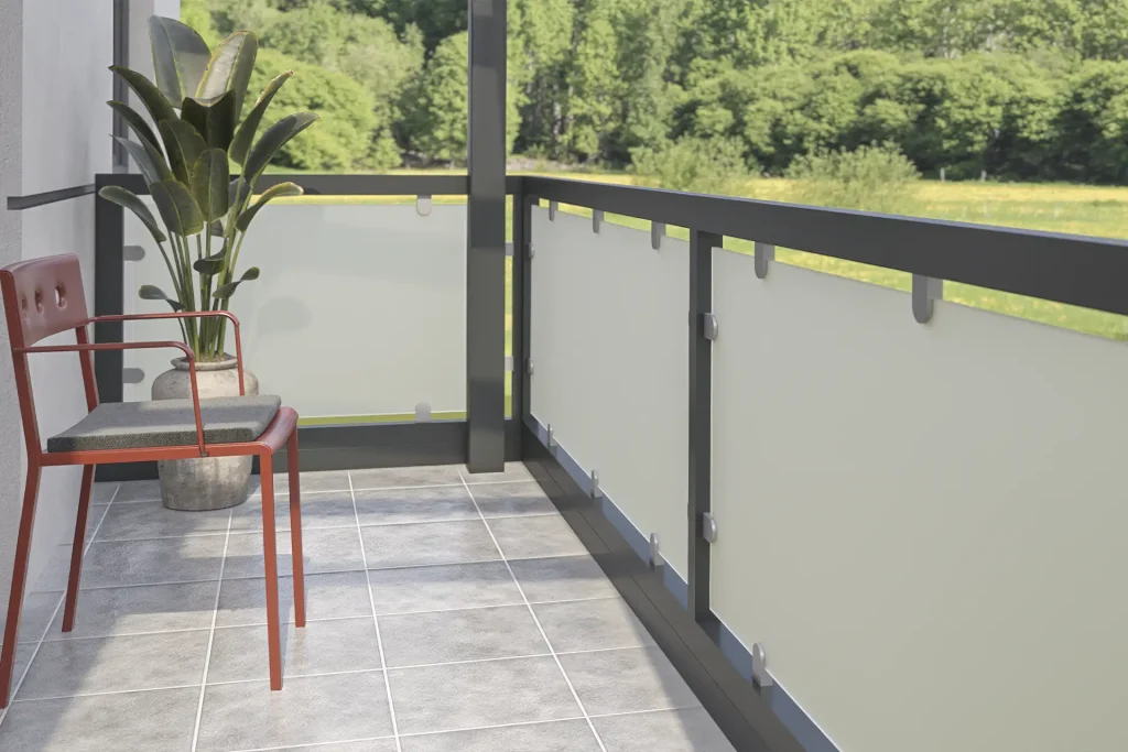 Geländer für Mehrfamilienhaus Augsburg Balkon