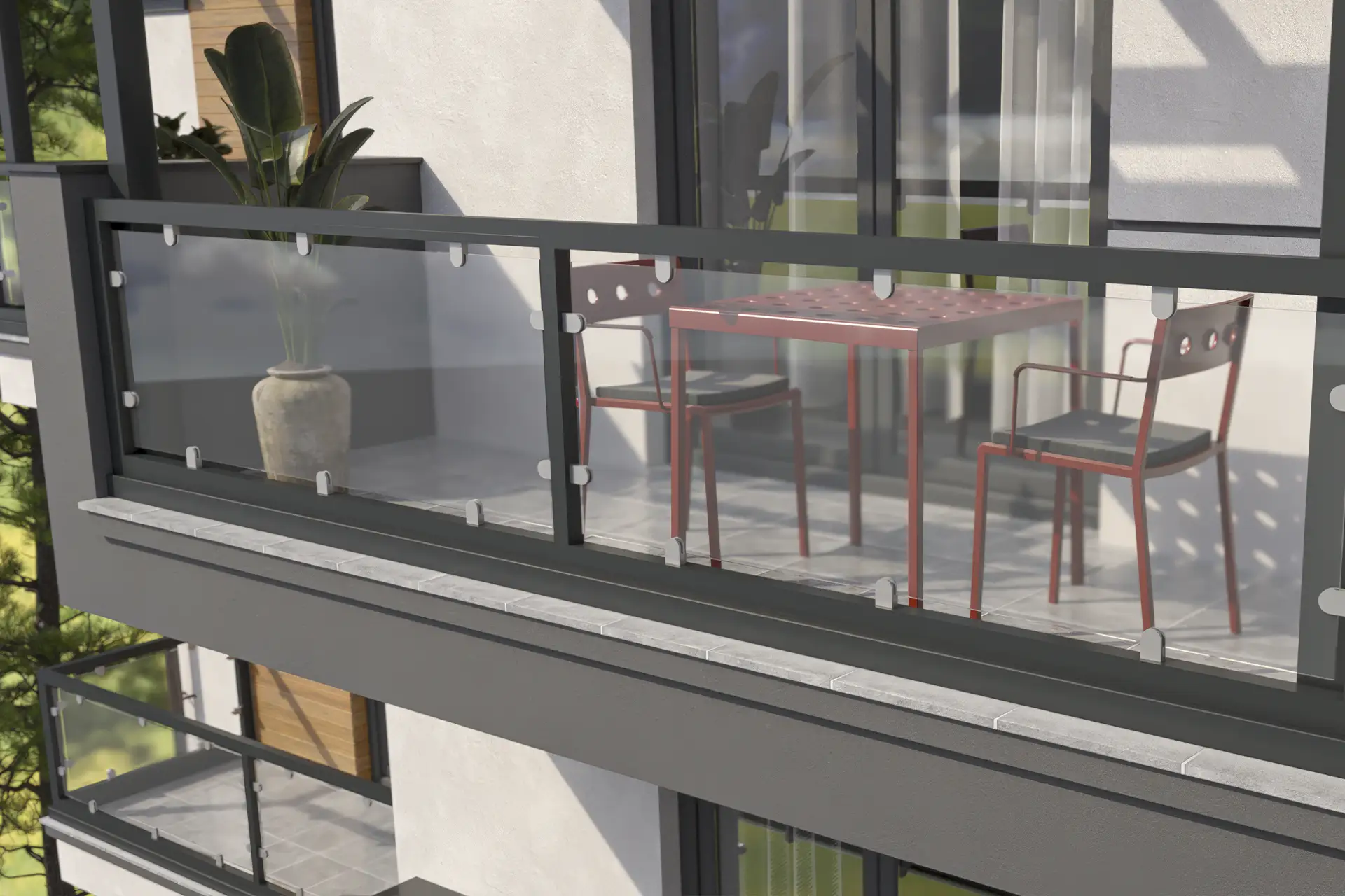 Mit Edelstahl Klemmhalter