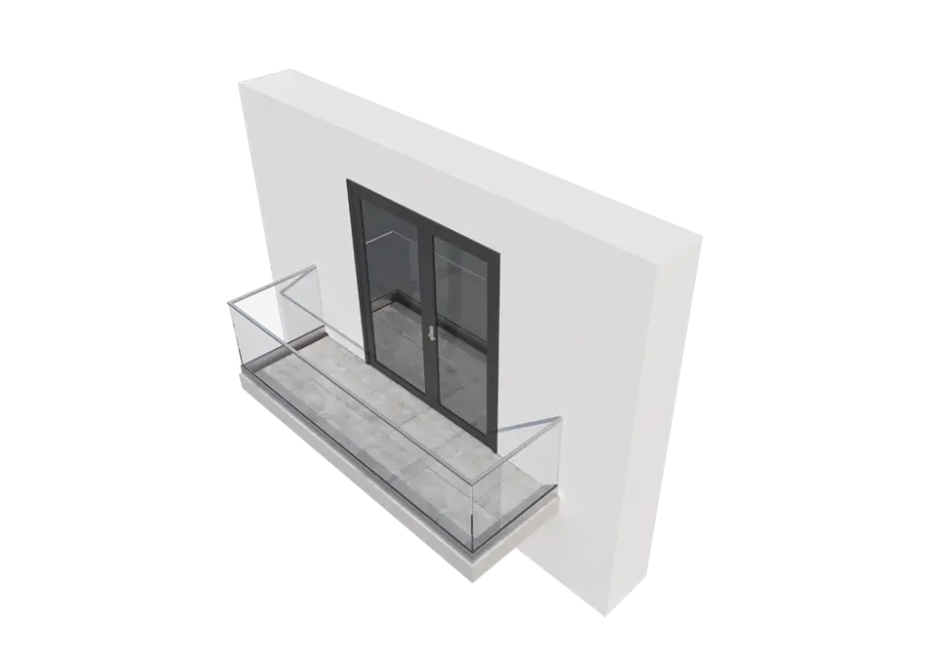 Geländer Glas klar Augsburg