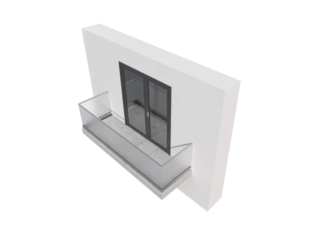 Geländer Glas Augsburg Balkon