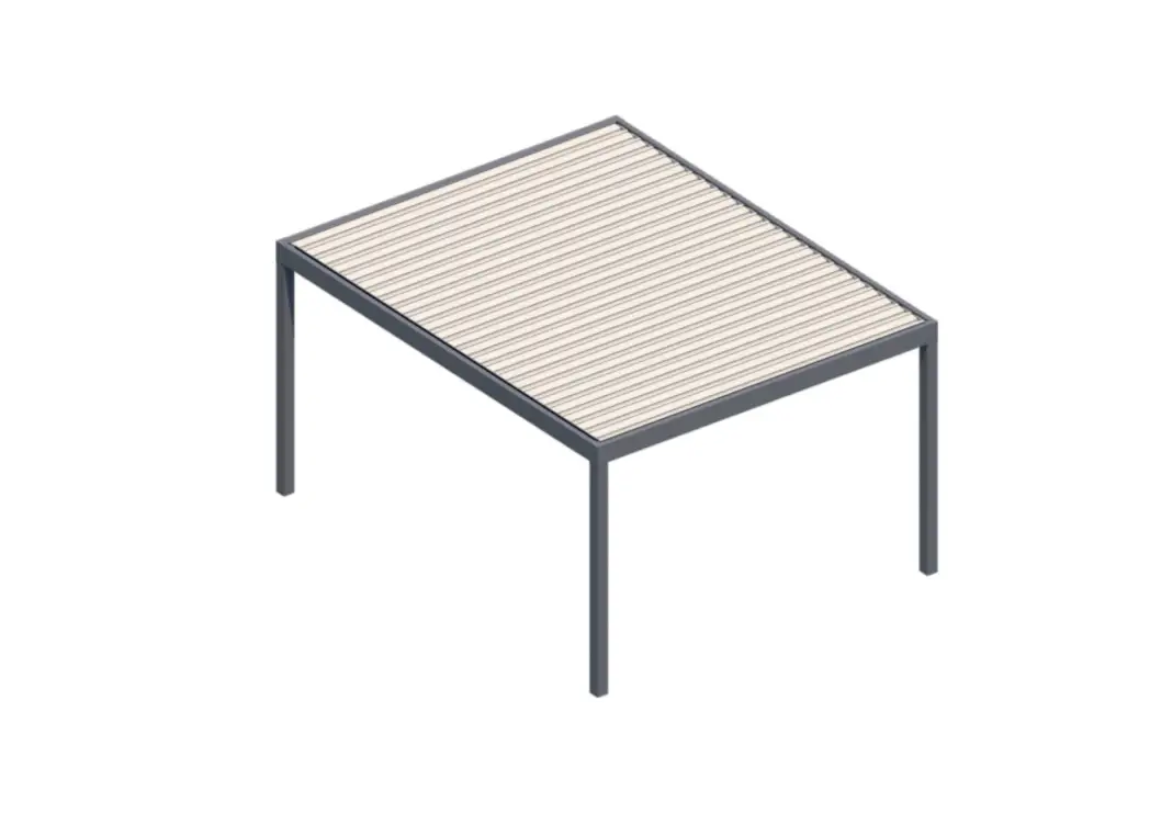 Lamellendach Pergola Augsburg Freistehend