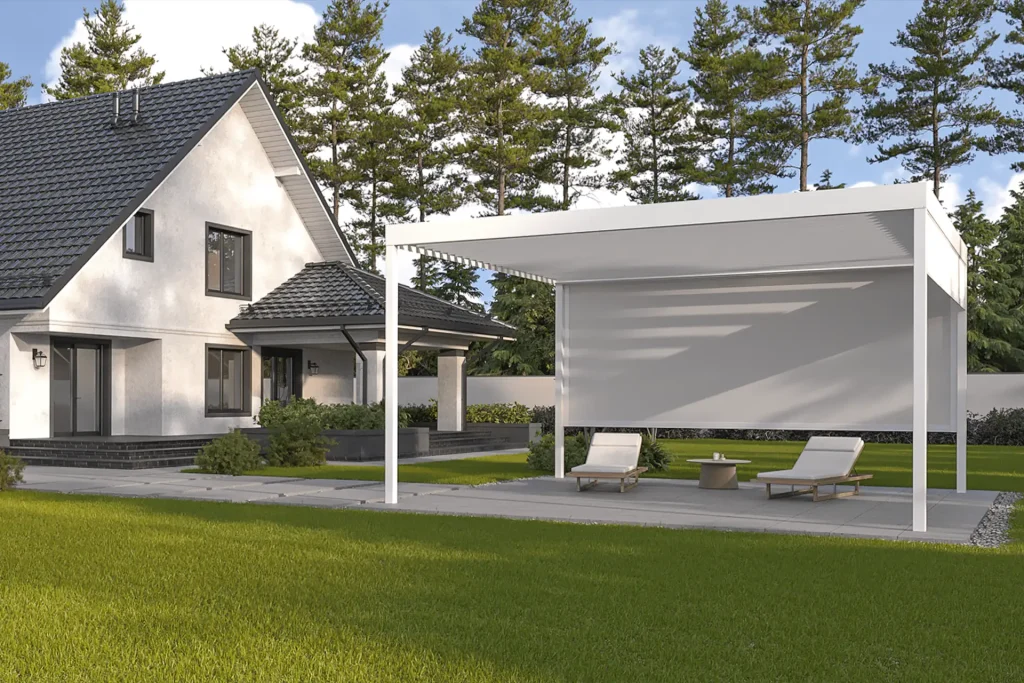 Lamellendach Pergola Augsburg