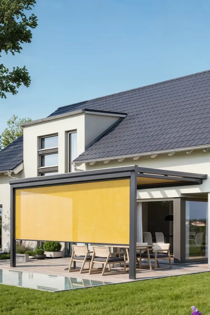 Markise Aufdachmarkise Senkrechtmarkise Überdachung Augsburg