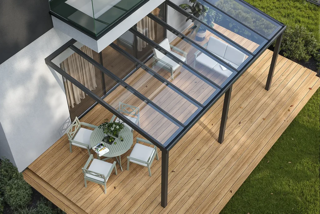 Terrassenüberdachung Glasdach Augsburg