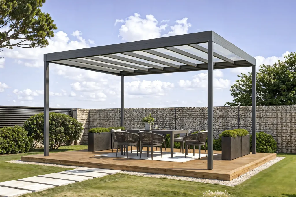 Terrassenüberdachung freistehend in Augsburg