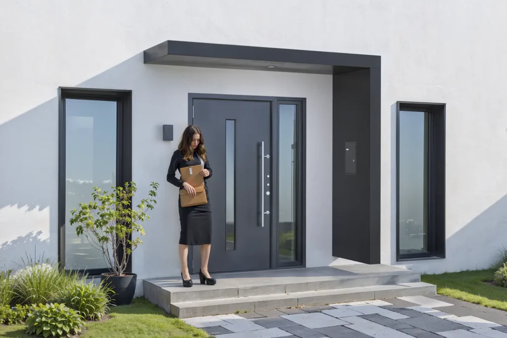 Eingangsüberdachung als Vordach Augsburg