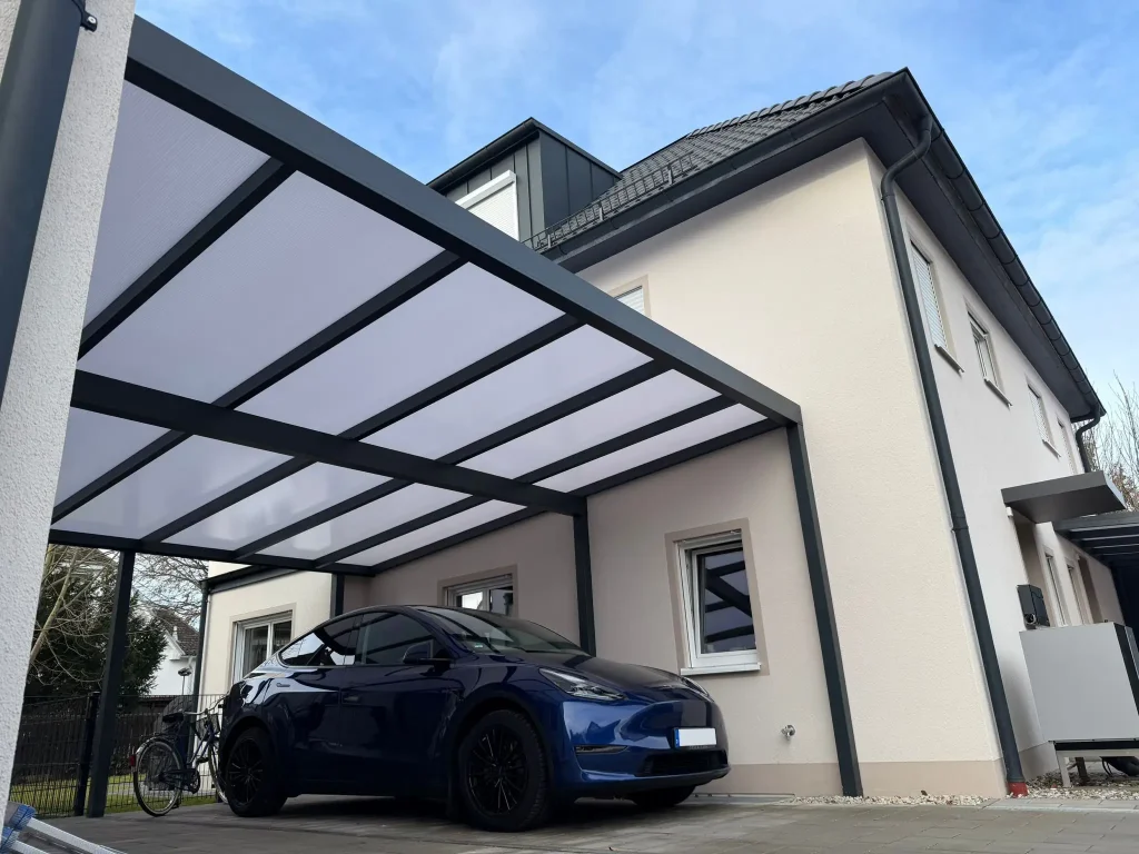 modernes Twin Carport in Olching bei München