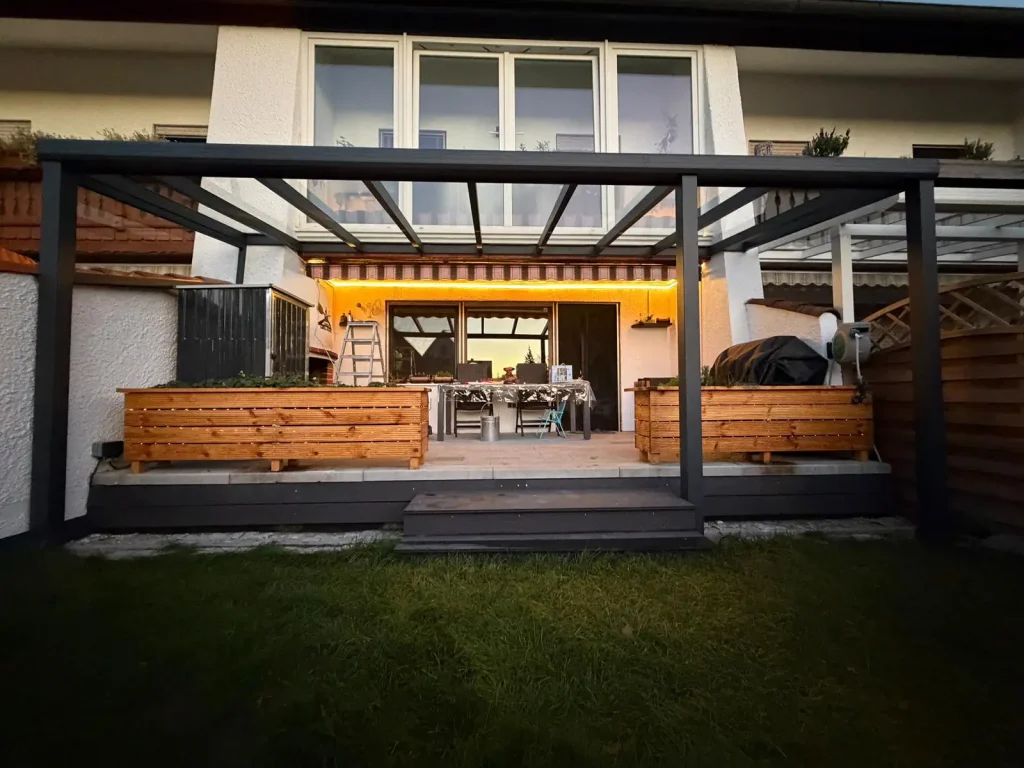 Terrassenüberdachung in Obermeitingen bei Augsburg