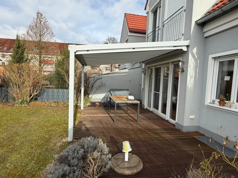 Terrassenüberdachung Donauwörth mit Unterdach Markise