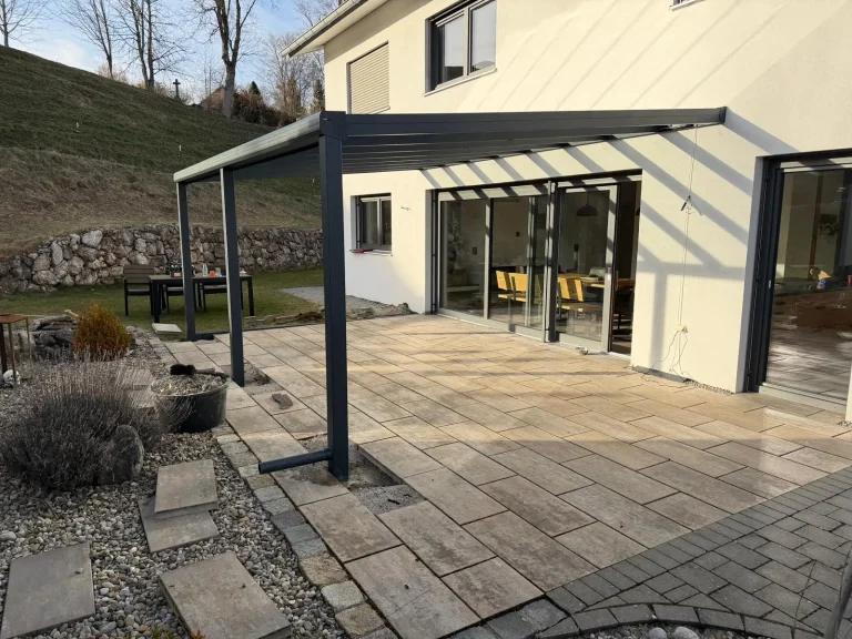 Terrassenüberdachung Wandmontage Obergünzburg